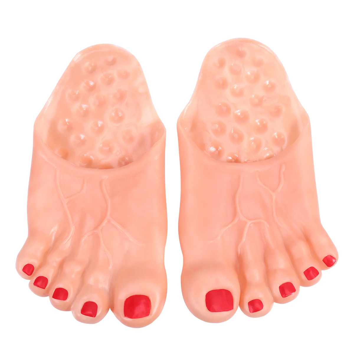 

1 Pair Slippers Creative Scary Funny Decoration Props Supplies for Masquerade