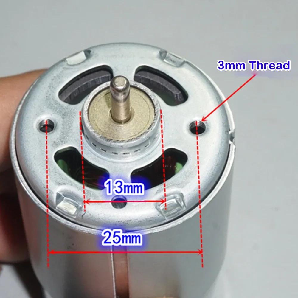 Электродвигатель Mabuchi RS-550VC-7525 5 В постоянного тока 12 14 7200 об/мин-21000 об/мин