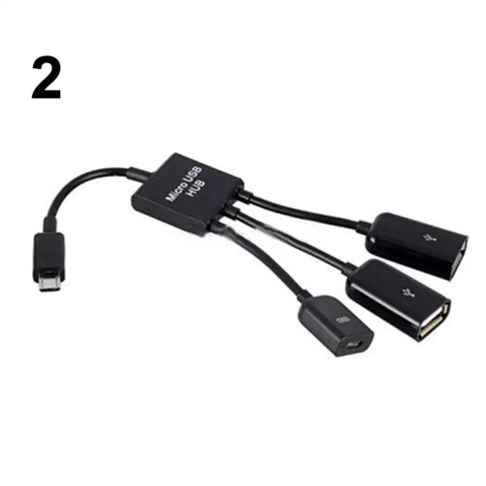 

USB 3. 0 3-в-1 микро USB-концентратор OTG штекер-гнездо двойной адаптер кабель для Samsung