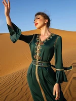 ramadan eid mubarak satin kaftan african dresses for women dubai abaya pakistan arabic turkey islam muslim dress caftan marocain