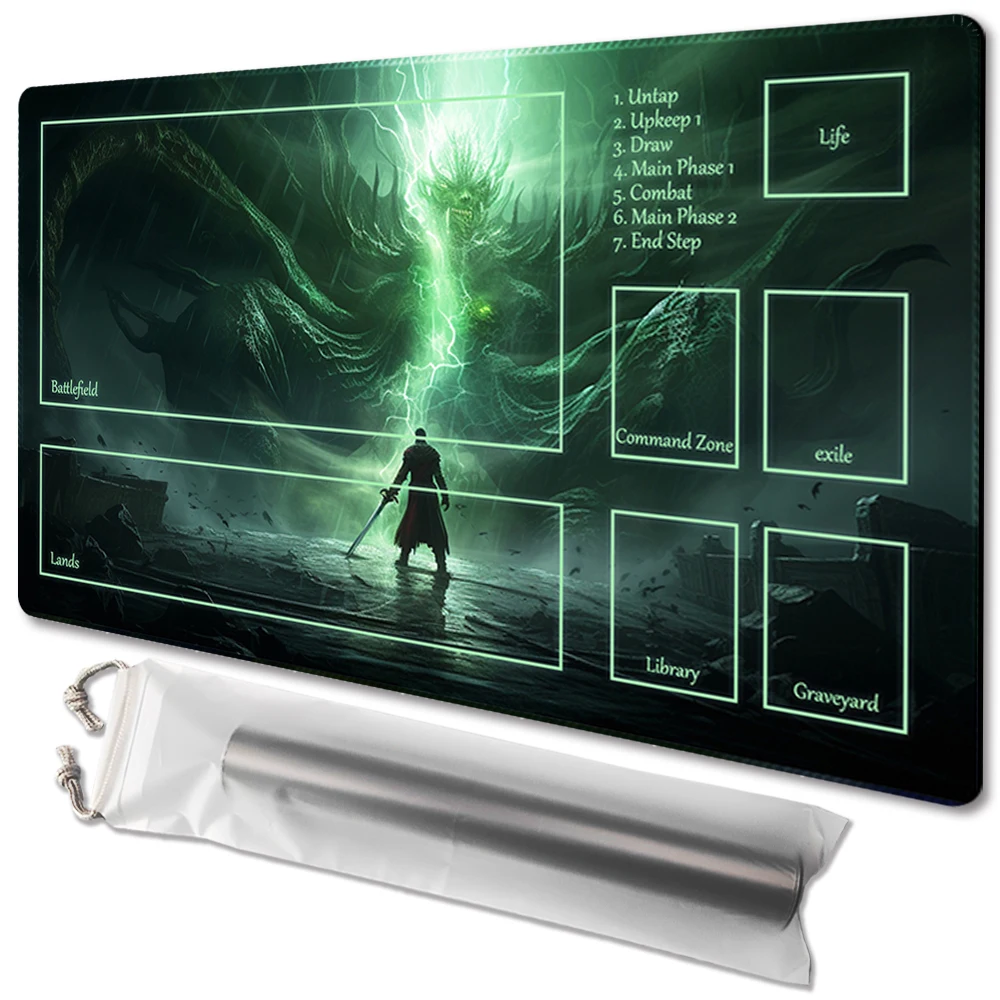 

Doombringer- Board Game TCG Playmat Table Mat Game Size 60X35 CM Mousepad Compatible for MTG CCG