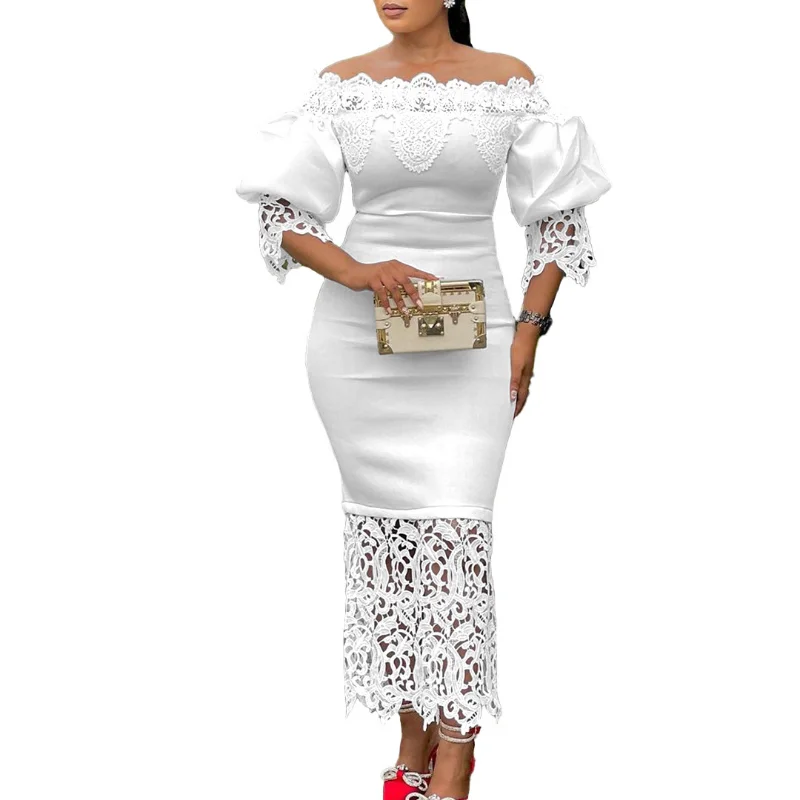 Рисунок 2 - Африканское платье для женщин с цветочным кружевом