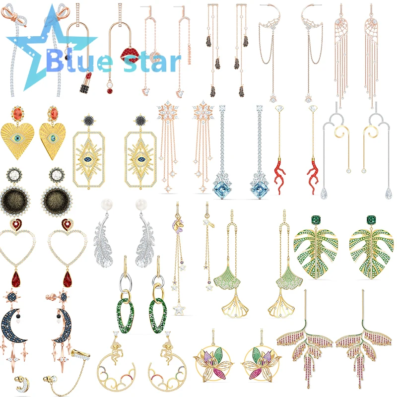 

Swa Christmas gifts for new year 2022 Trends Women's jewelry store austrian crystal Jewelry Big earrings hoop earring