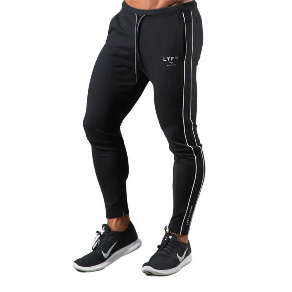 

Celana Kasual Hitam Celana Olahraga JOGGER Pria Celana Olahraga Lari Musim Gugur Celana Panjang Katun Latihan Kebugaran Gym