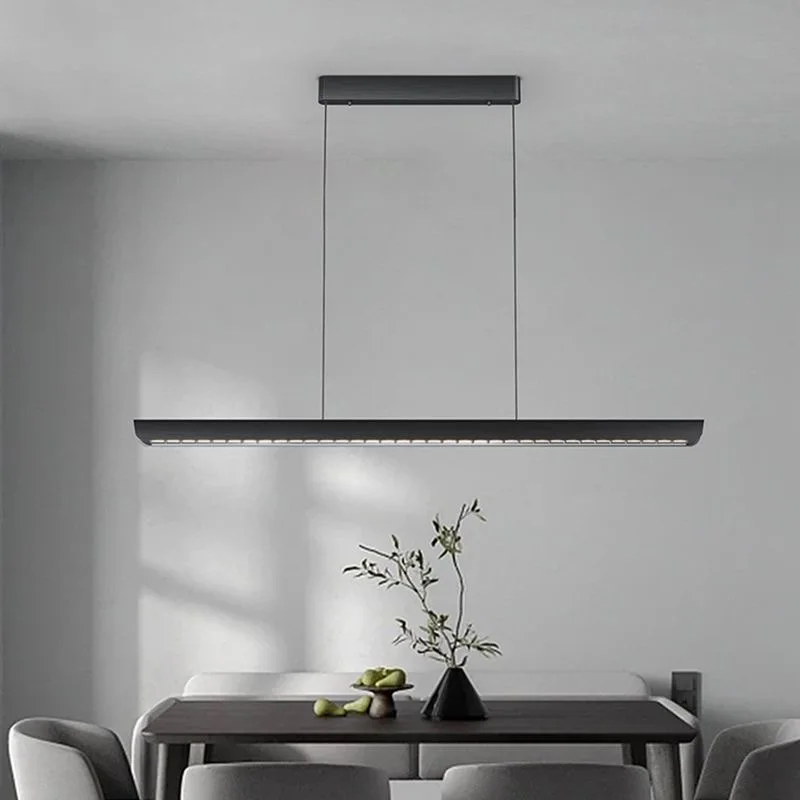 Люстра для ресторана защита глаз современная и простая длинная полоса