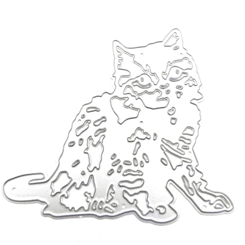 

Cute for CAT Metal Cutting Dies Stencil DIY Scrapbooking Album Paper Card Templa