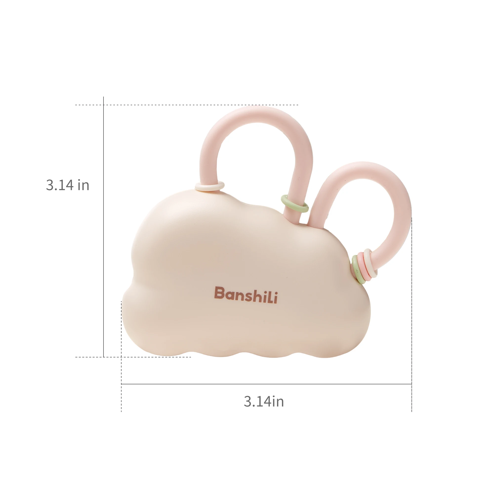 BANSHILI Cloud Rabbit погремушка-прорезыватель игрушка детский прорезыватель мягкий