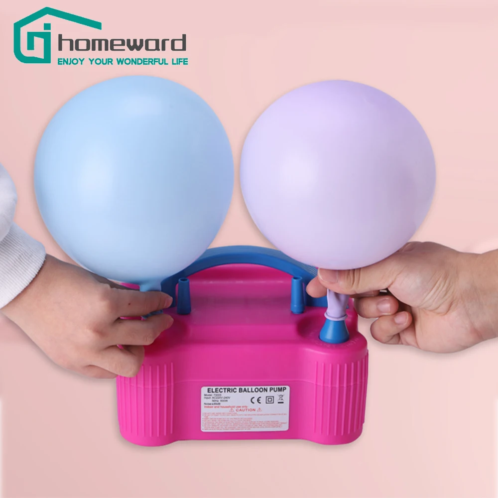 

Electric Balloon Air Pump Inflator single/Dual-Nozzle Air Pump Machine Air Balloon Blower for Party Balloon Arch Column Stand