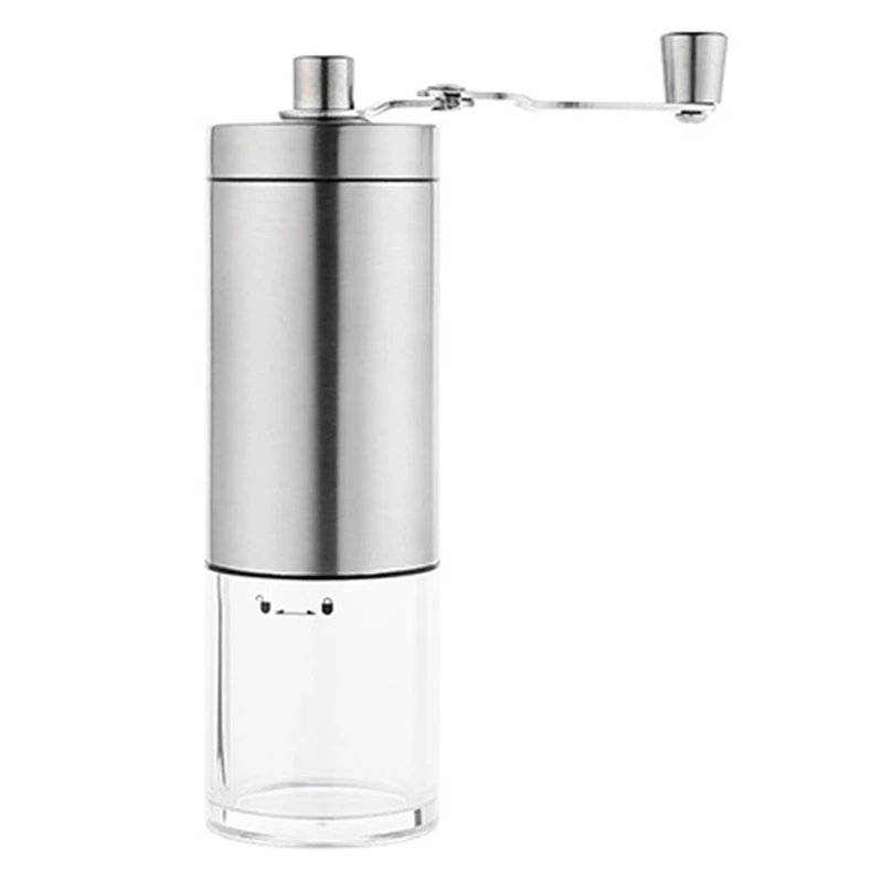 

Hand Grinder Small Coffee Bean Grinder Adjustable Thickness Manual Grinder Stainless Steel Burr Grinder