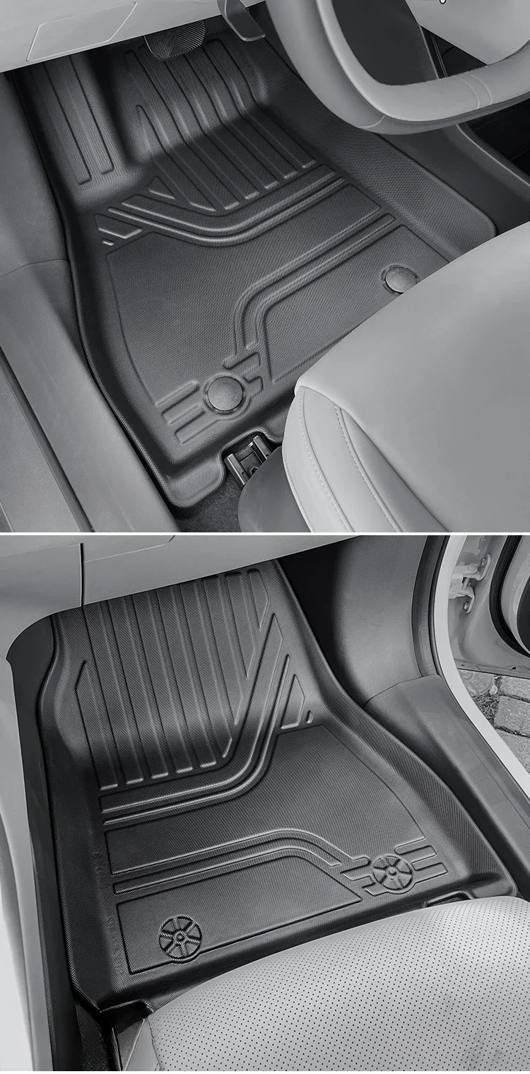 Для XPeng MONA M03 2024 коврики для багажника TPE подушечки ног передние и задние