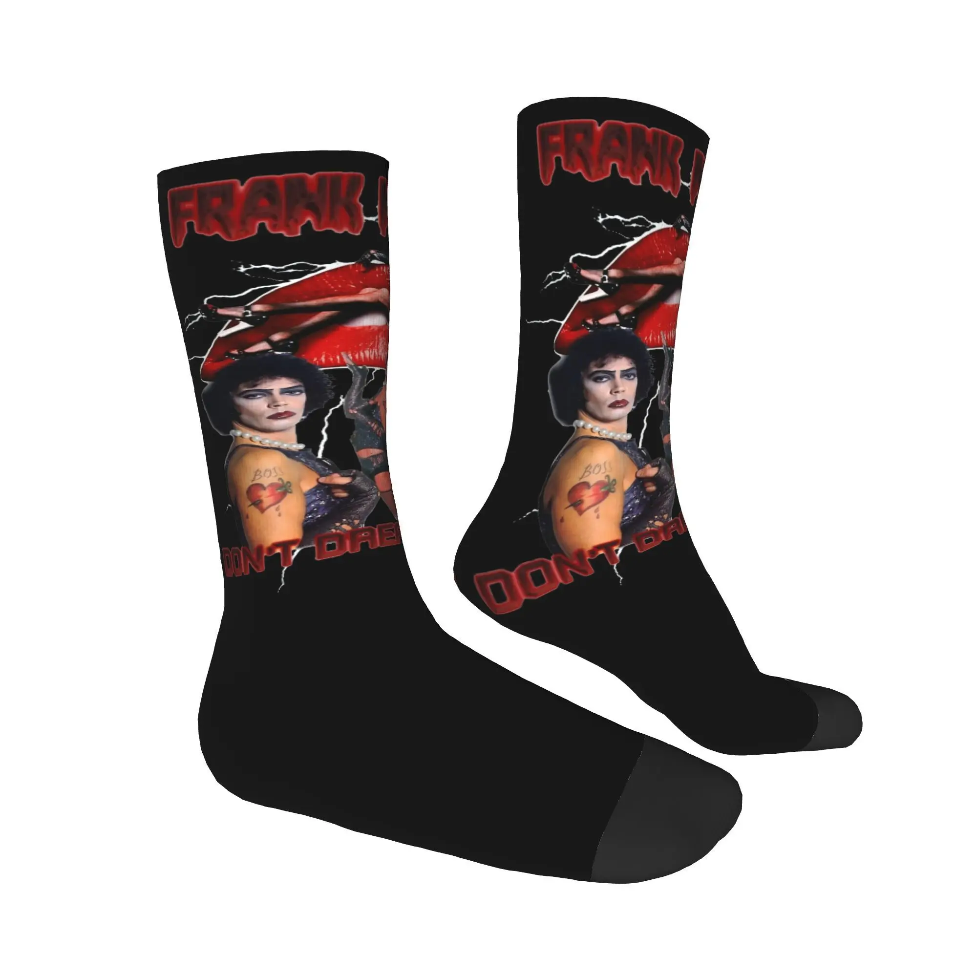 Мужские и женские носки с принтом Frank N Furter Rockys уютные спортивные средней длины