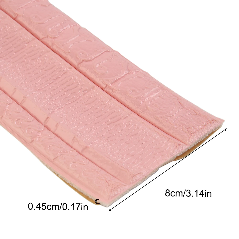 

3D Foam Wall Edge Strip Stickers Self Adhesive Waterproof Baseboard Skirting Border Decor Wall Sticker Corner Waist Line 2.3m