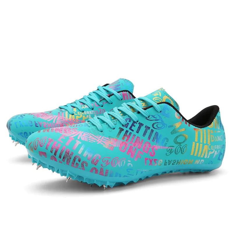Unisex Track and Field Professional Sprint Spike Shoes Men and Women Long-distance Running and Long Jump Shoes Training Shoes