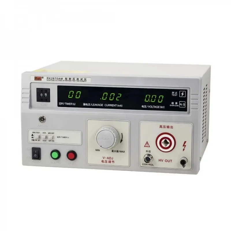 Фото Измеритель высокого напряжения RK2670AM 5 кВ, тестер выдерживаемого напряжения, тестер Hipot, тестер напряжения и давления 220В 100Вт №3