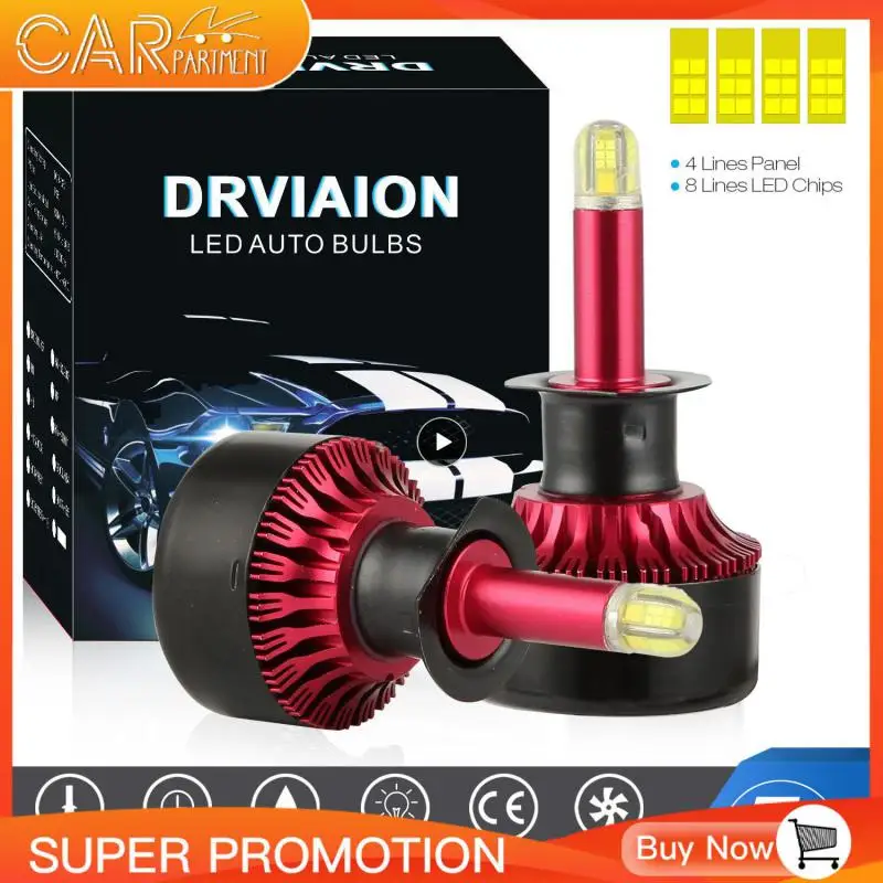 Автомобильные фары H7 H11 Светодиодный лампы для фар CSP 18000LM 60W светодиодный H1 H8 светодиодный фары для авто H9 9005 9006 HB3 HB4 6500K Автомобильные противотуманные фары