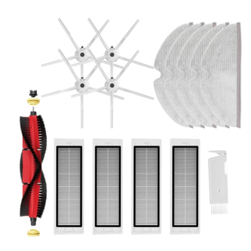 

HEPA Filter Main Brush Mop Cloth Side Brush For Xiaomi Roborock S5 Max S6 Maxv S6 Pure Vacuum Cleaner Parts