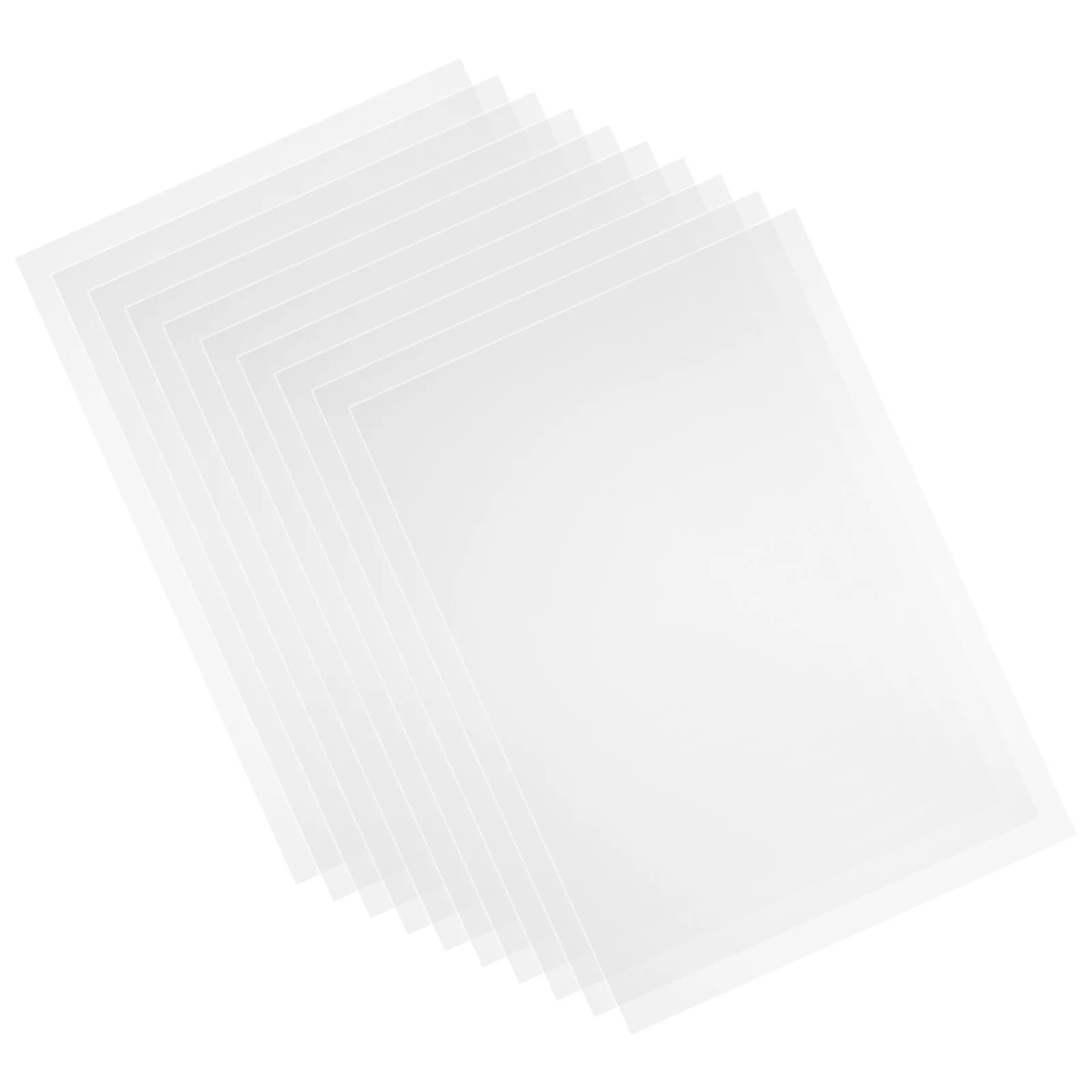 

10pcs Transparent Sheets Baffle Sheets PC Board Decoration for DIY Projects