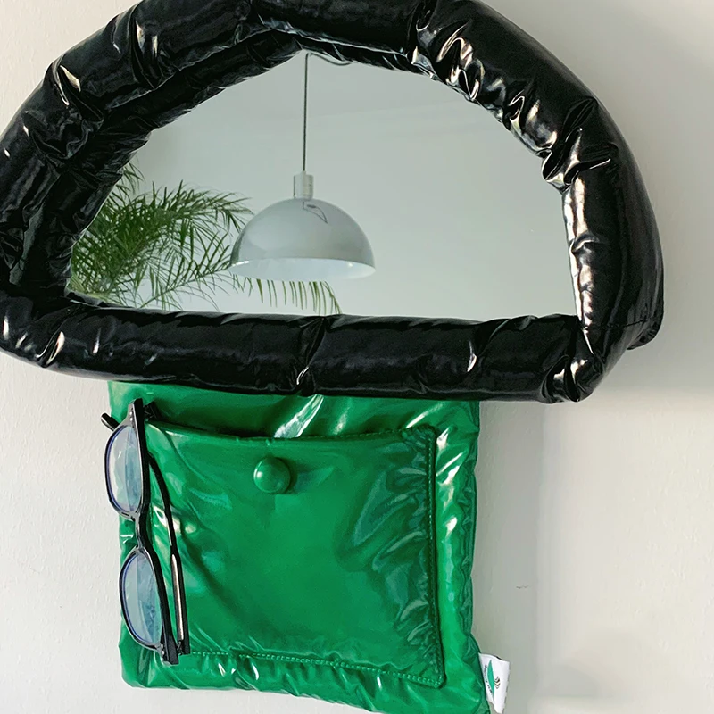 

Зеркало для макияжа, милый дизайн, маленькое зеркало в скандинавском стиле для девочек, аксессуары для украшения дома, настенное украшение, украшение для дома