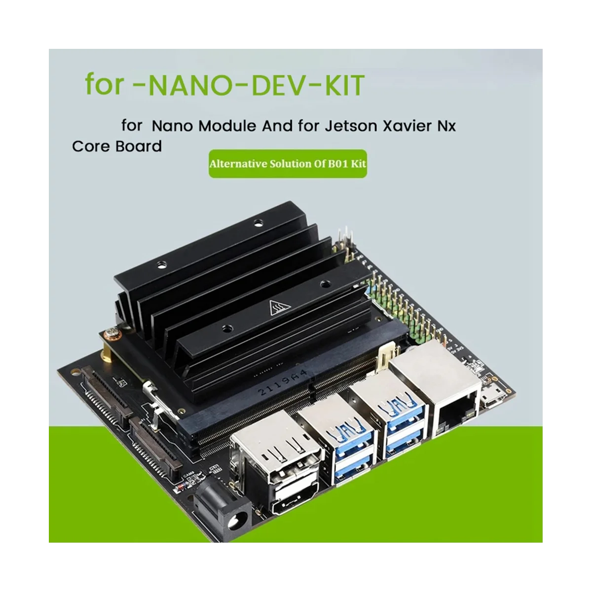 

For Nano B01 4GB Kit+IMX219-77 Camera+64G SD Card+Card Reader+Jumper Cap+ US