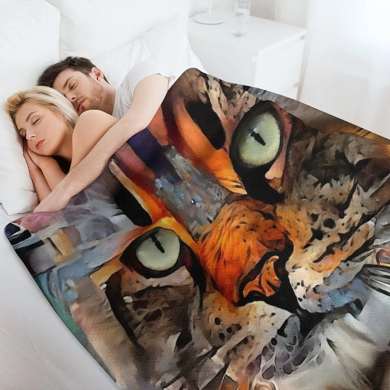 Zembali кот чат obrazy lea roche Одеяло Многоцелевое детское одеяло Меховые одеяла