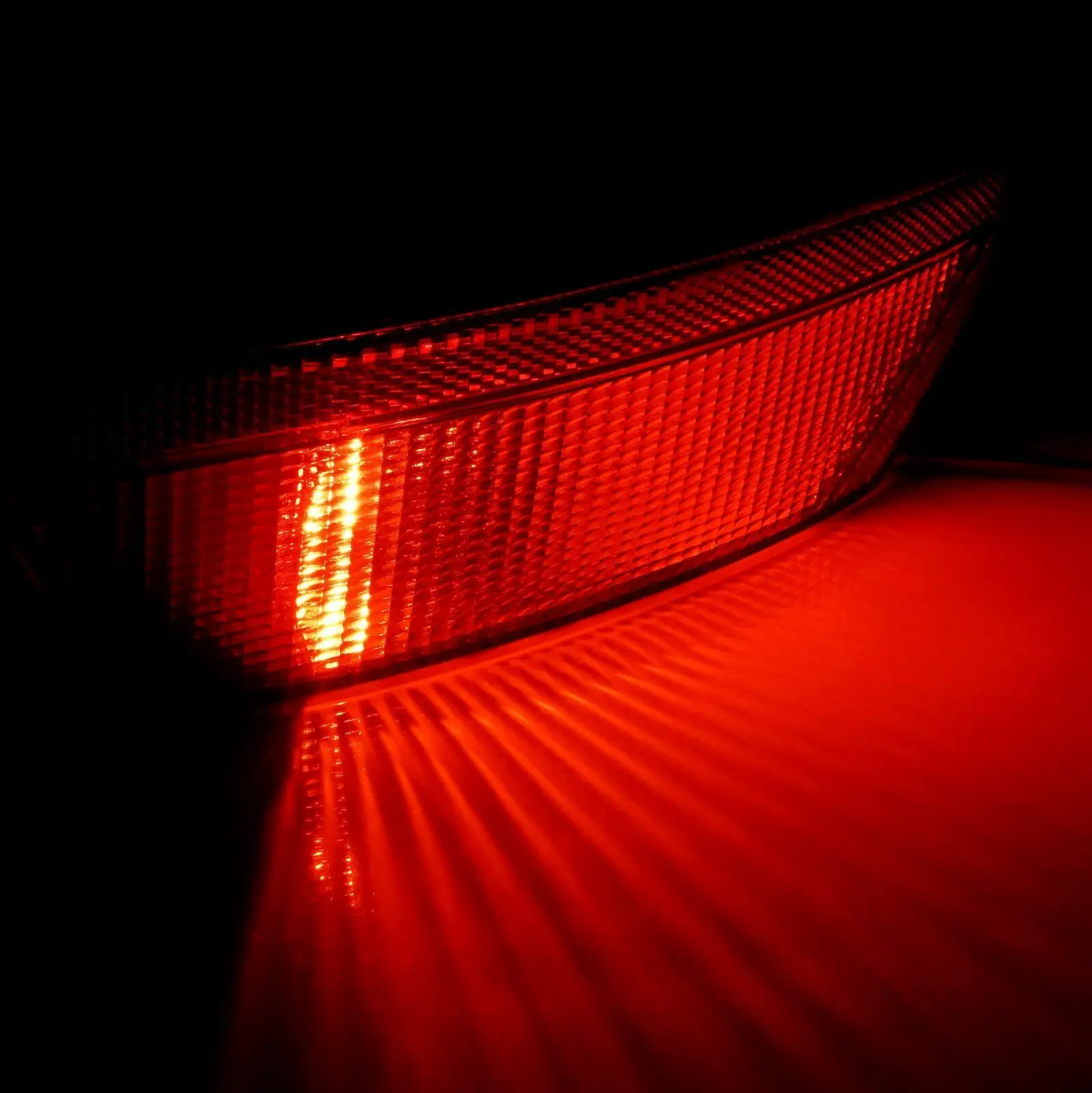 

Red Car Rear Left Bumper Reflector Tail Fog Light For Ford Focus 08-12 Reflector Tail Fog Light Left Clear Lamp Passenger N/S
