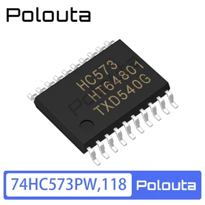 5Pcs Eight-way D-type transparent latch Polouta with 74HC573PW 118 TSSOP-20 tristate output