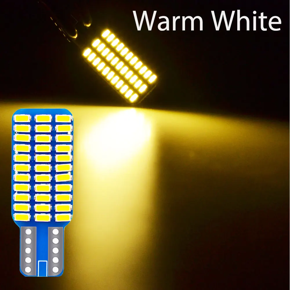 

1 шт. высококачественные светодиодный светодиодные лампы T10 W5W 3014 33SMD указатели поворота номерной знак габаритные огни теплый белый свет Лам...