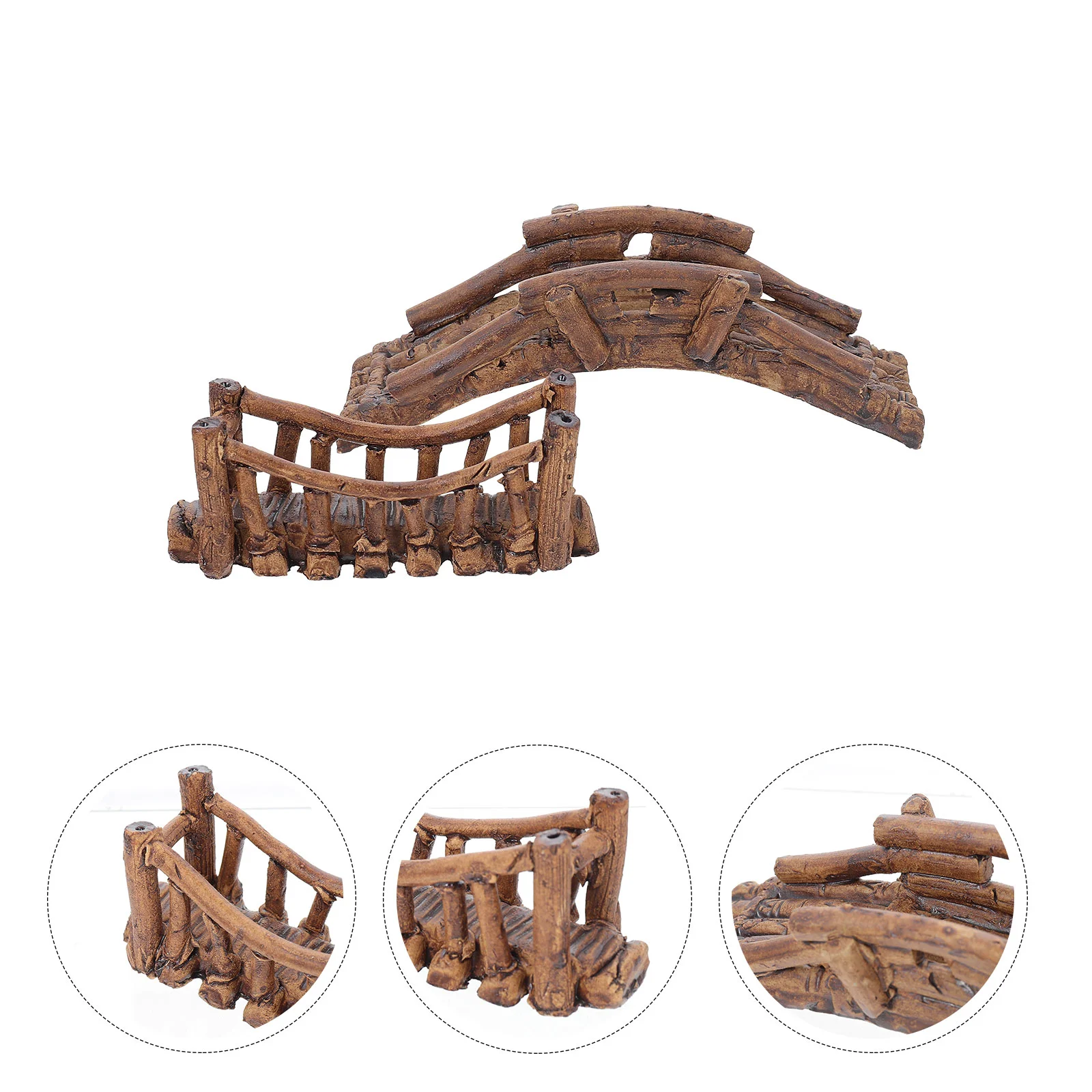 

2pcs Shrimp Bridge Adornment Underwater Bridge Adorn Fish Tank Decoration Aquarium Decor