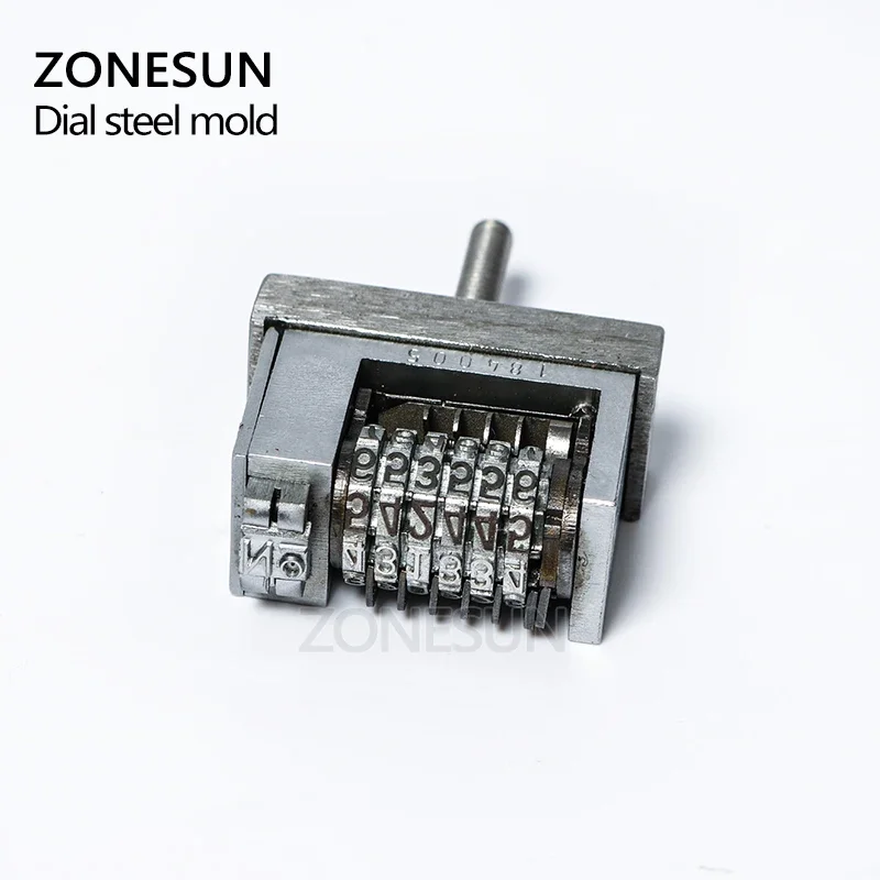 ZONESUN Инструмент для печати небольших кодов горячего тиснения печать на машине