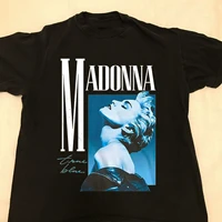 madonna t shirt funny birthday black cotton tee vintage gift for men women 2022
