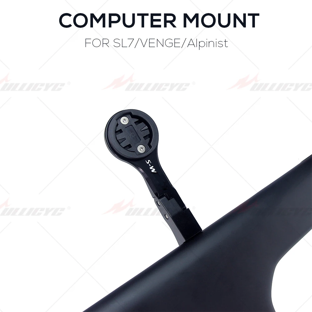 

S W Logo For SL7 SL6 Venge Alpinist Handlebar Stem Computer Mount Garmin Bryton Wahoo Gopro Light Bracket Holder Bike Part