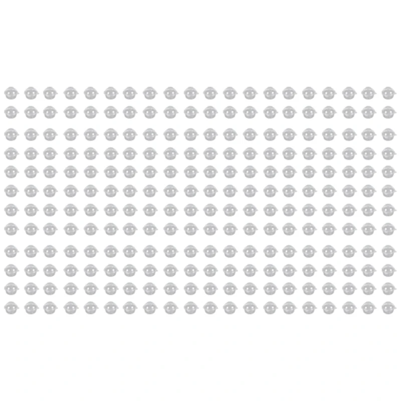 

200Pcs Disposable Transparent Round Baking Packaging West Point Cat Head Box with Buckle Cherry Puff Packaging Box