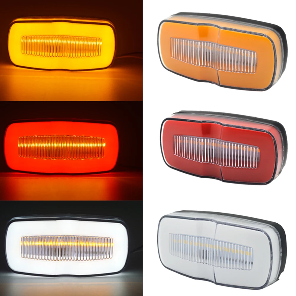 

12V 24V LED Side Marker Lights Car External Lights Warning Tail Light Signal Brake Lamps For Truck Trailer Lorry Bus