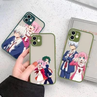 munou na nana anime phone case matte transparent for iphone 11 12 13 6 s 7 8 plus mini x xs xr pro max cover