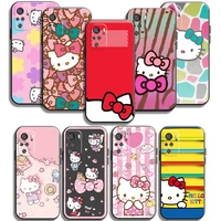 hello kitty takara tomy phone cases for xiaomi redmi note 9t 9a 9t 8a 8 2021 7 8 pro note 8 9 coque carcasa soft tpu funda