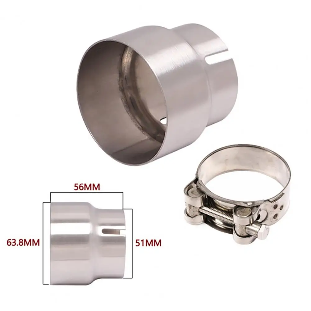 

Exhaust Convertor Adapter Corrosion-resistant Exhaust Adapter Universal Car Stainless Steel Standard Exhaust Convertor