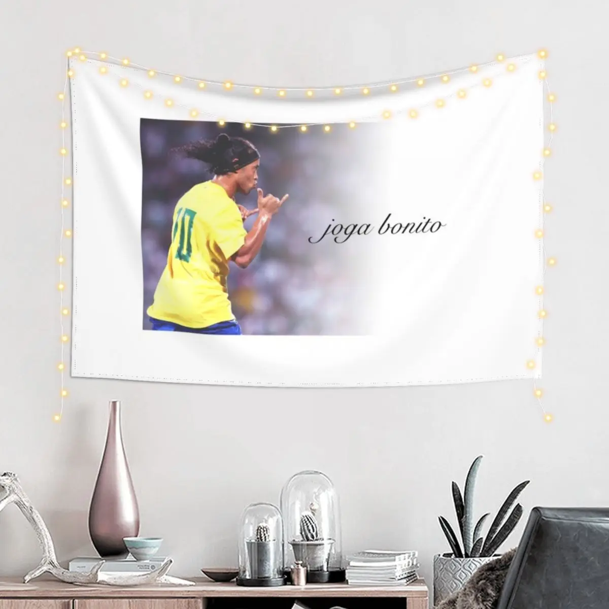 Ronaldinho Joga Bonito Гобелен из полиэстера