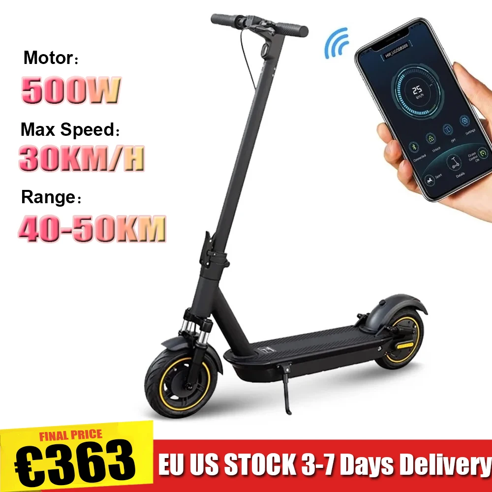 

Электрический скутер, 500 Вт, 30 км/ч, максимальная скорость 50 км, диапазон 36 В, 15 а/ч, 10 дюймов