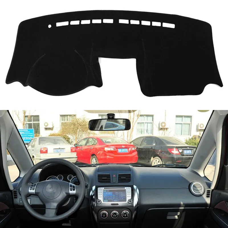 

For Suzuki SX4 2006-2016 Dashmat Dashboard Cover Dash Mat Pad SunShade Instrument Protect Carpet Cushion Car Styling Accessories