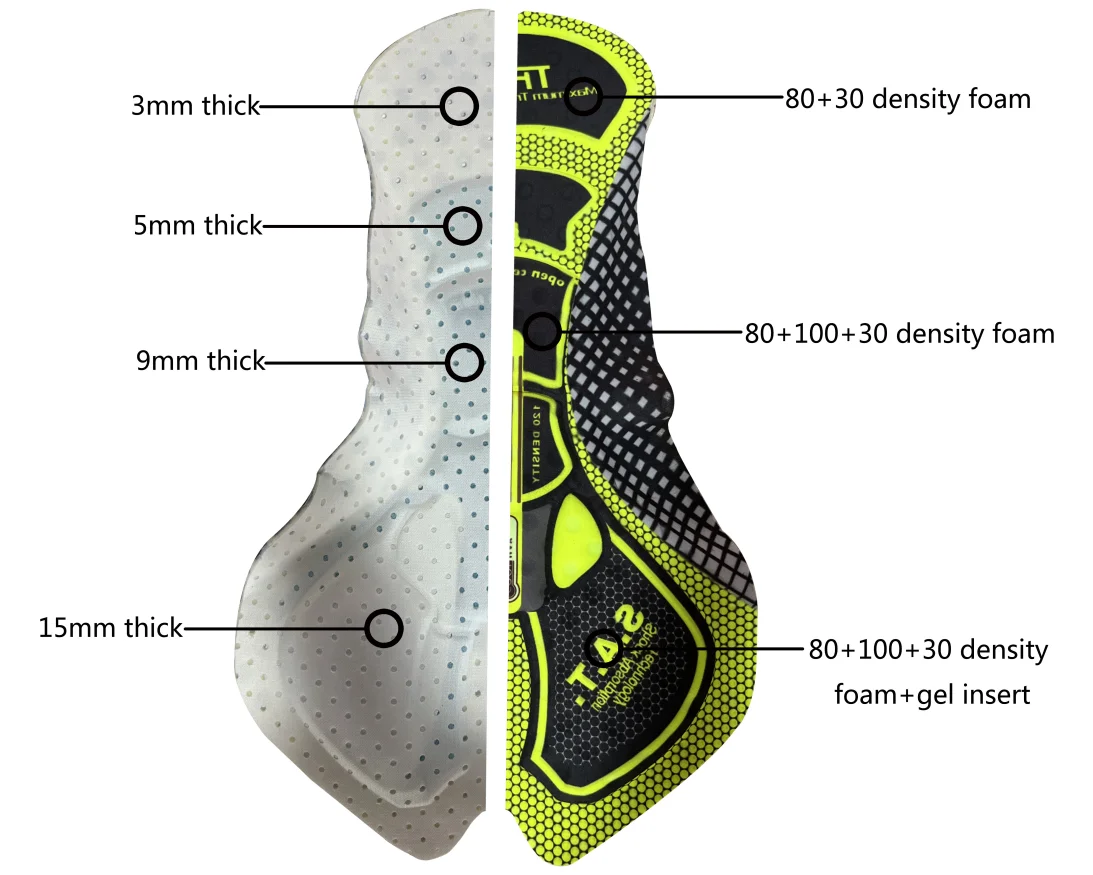 DAREVIE велотренажер зимние теплые флисовые велотренажеры с гелевой подкладкой