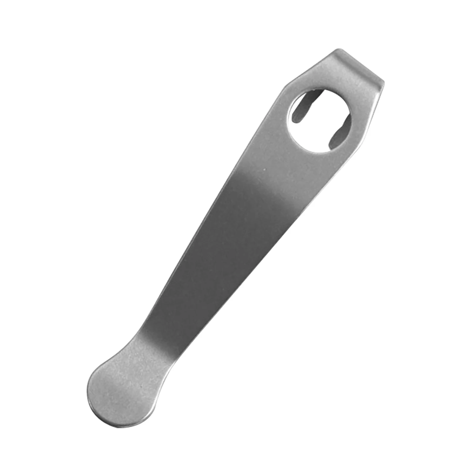 

Pocket Clip DIY Back Clamp Smooth Waist Folding Cutter Accessories Professional Hunting Deep Carry Titanium Alloy Portable