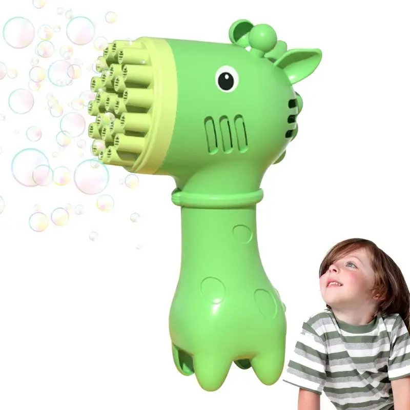 

Bubble Machine Handheld Fan Kids Bubble Blower Boys Girls Outdoor Toys Children's Day Gift