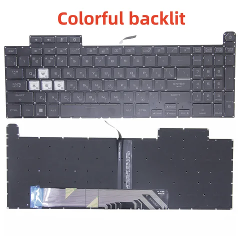 100% новая клавиатура с подсветкой для Asus FA507 FX507 FX707 FX517 FX617 TUF517Z FX507Z FX507ZE FX507ZM FX507ZR FX507ZC FX607