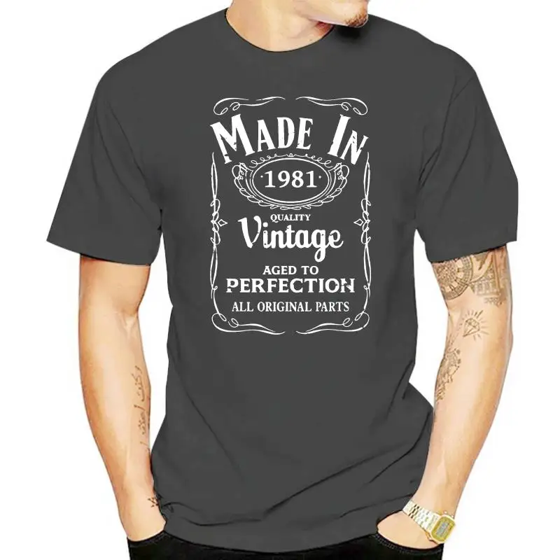 Make Your Own Shirt Online Office Big SizeS Xxl Made In 1981 Born 36Th Year Birthday Age Presen Tee For Men