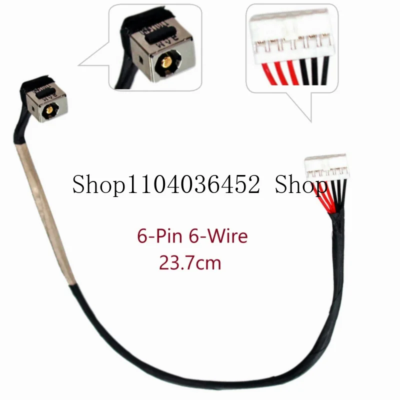 Разъем питания постоянного тока с кабелем для MSI CX70 0nf 20C 20D 20e 2pf 2QF MS-16GB MS-16GD