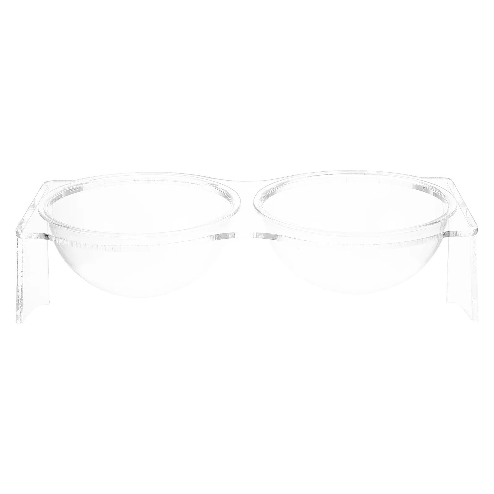 

Bowl Clear Dog Feeder Acryliccat Raised Pet Puppy Bowls Feeding Stand Drinking Anti Skid