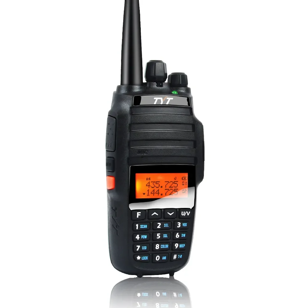 

TYT TH-UV8000D Walkie Talkie 136-174MHz 400-520MHz 10W Long Distance VHF UHF Dual Band FM Portable Two Way Radio TH UV8000D