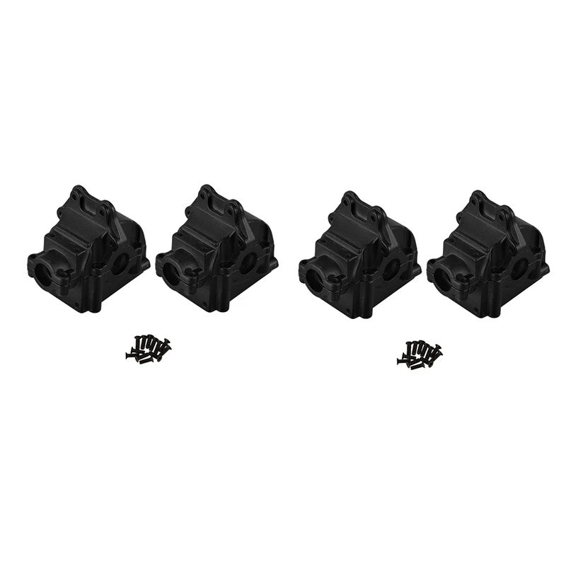 

4 шт. металлическая коробка передач Верхняя и нижняя крышка 144001-1254 для 1/14 Wltoys 144001 Запчасти для радиоуправляемых автомобилей, Черная