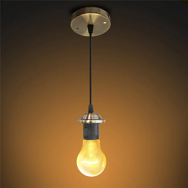 

Винтажные подвесные светильники E27, патрон лампы E26 E27, розетка с полными зубьями, 220 В, винтовой фитинг, основа лампы в стиле ретро