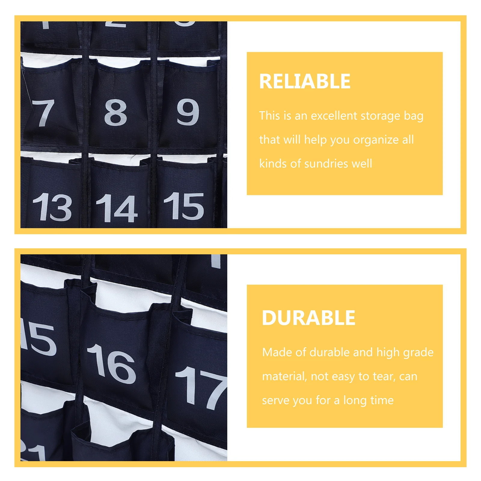 

Organizer Pocket Classroom Cellchart Storage Hangingcalculator Numbered File Cubby School Holder Headphonecaddies Door Bag